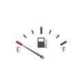 Empty Fuel tank indicator
