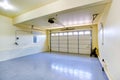 Empty garage in new house Royalty Free Stock Photo