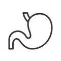 Empty Gastric, Stomach, healthcare related outline icon