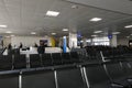 Empty Gate Area at PHX Airport During the COVID-19 Coronavirus Pandemic of 2020. Royalty Free Stock Photo