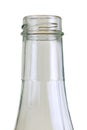 Empty glas bottle