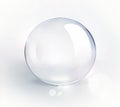 Empty glass ball Royalty Free Stock Photo