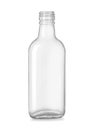 empty glass bottle isolated Royalty Free Stock Photo