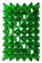 Empty glass bottles