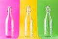 Empty Glass Bottles Royalty Free Stock Photo