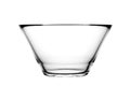 empty glass bowl Royalty Free Stock Photo