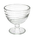 Empty glass bowl Royalty Free Stock Photo