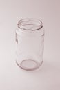 Empty glass container