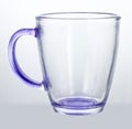Empty glass cup Royalty Free Stock Photo
