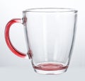 Empty glass cup Royalty Free Stock Photo