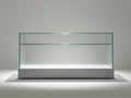 Empty Glass Display Case Royalty Free Stock Photo
