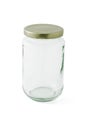 Empty glass jar with cap Royalty Free Stock Photo