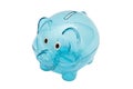 Empty glass piggy bank Royalty Free Stock Photo