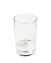 Empty glass shot isolated Royalty Free Stock Photo