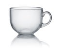 Empty glass tea cup Royalty Free Stock Photo