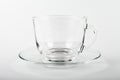 empty glass tea mug Royalty Free Stock Photo