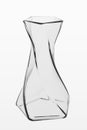 Empty glass vase Royalty Free Stock Photo