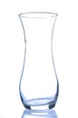 Empty glass vase Royalty Free Stock Photo