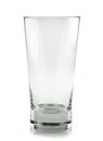 Empty glass on a white background Royalty Free Stock Photo