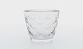 Empty glass on white background with  reflection . It clear and purity .  3D Rendering Royalty Free Stock Photo