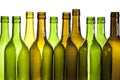 Empty Glass Wine Bottles Royalty Free Stock Photo