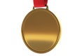 Empty golden medal