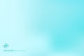 Empty gradient green mint pastel color studio room background, t