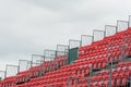 Empty grandstand Royalty Free Stock Photo