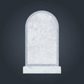 Empty grave stone copyspace Royalty Free Stock Photo