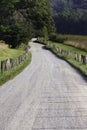 Empty Gravel Country Road