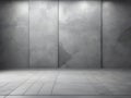 Empty Gray Wall Room interiors Studio Concrete Backdrop