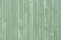 Empty green background with wood texture. A fence of smooth tinted boards. For sites and layouts