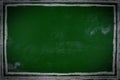 Empty green Chalk board Background Blank Blackboard Background. Royalty Free Stock Photo