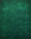 Empty Green Chalkboard with Chalk Smudges Ã¢â¬\' Education or Background Use Royalty Free Stock Photo