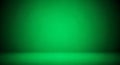 Empty Green Studio Room with Spotlight and Shadow background Royalty Free Stock Photo
