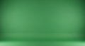 Empty Green Studio Seamless Background with Soft Gradient Lighting and Subtle Shadows Royalty Free Stock Photo