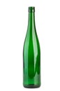 Empty green wine bottle Royalty Free Stock Photo