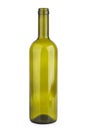 Empty green wine bottle Royalty Free Stock Photo