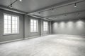 Empty grey interior for mockup Royalty Free Stock Photo