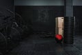 Empty gym with crossfit equipment Royalty Free Stock Photo