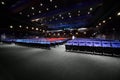 Empty hall before beginning of session