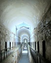 The empty halls of Eastern state penitentuary Royalty Free Stock Photo