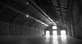 Empty hangar Royalty Free Stock Photo