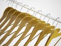 Empty hangers Royalty Free Stock Photo