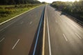 Empty highway Royalty Free Stock Photo