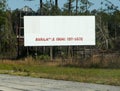 Empty Highway Billboard