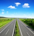 Empty Highway Royalty Free Stock Photo