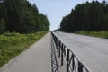 Empty highway quiet asphalt long