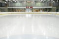 Empty Hockey Rink