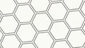 Empty Honeycomb Pattern, Geometric Natural Texture, vector design Generative AI Royalty Free Stock Photo